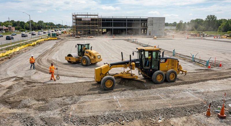 Parking Lot Excavation in Marietta, GA