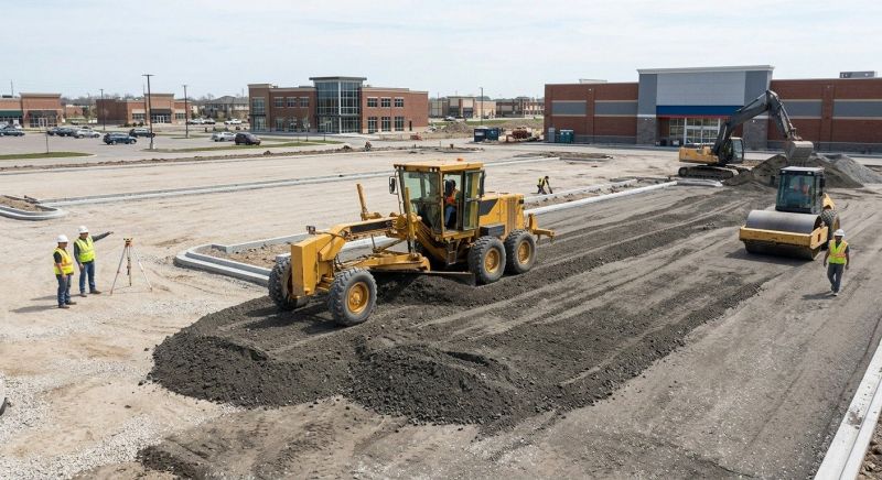 Parking Lot Excavation in Buford, GA