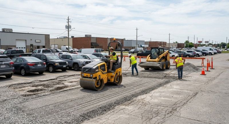 Parking Lot Gravel Repair in Heber City, UT