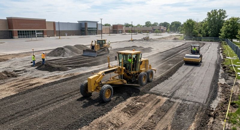 Parking Lot Gravel Repair in Buford, GA
