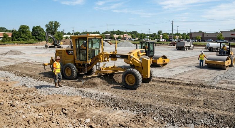 Parking Lot Leveling in Canton, GA