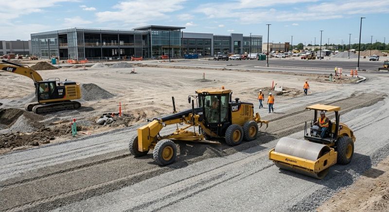 Parking Lot Gravel Repair in Gainesville, GA